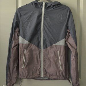 Garage Color Paneled Windbreaker Jacket, S